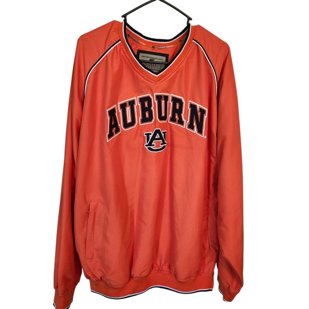 NWOT Auburn University Windbreaker Pullover Jacket Mens XL Colosseum Athletics